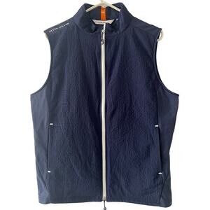 Peter Millar Crown Sport Performance Seersucker Hybrid Navy